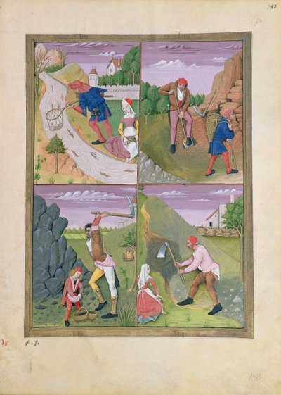 Illustration from the Book of Simple Medicines by Mattheaus Platearius by Robinet Testard